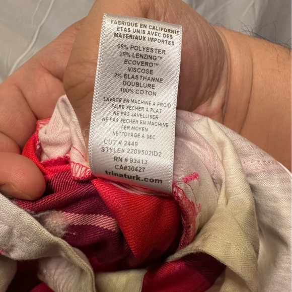 MR TURK - Men’s Red Plaid Pants, Men’s Size 33 - Picture 9 of 10